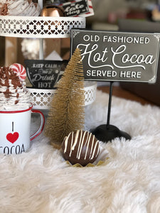 Tuxedo Hot Cocoa Bomb