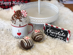 Peppermint Hot Cocoa Bomb