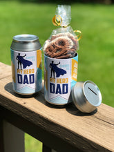 Load image into Gallery viewer, My Hero Dad Beer/Pop Can Bank with Chocolates
