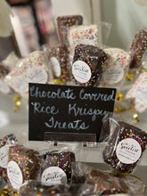 Load image into Gallery viewer, Chocolate Covered Rice Krispie Treats
