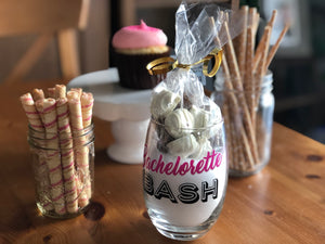 Bachelorette Bash Stemless Wine Glass