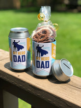 Load image into Gallery viewer, My Hero Dad Beer/Pop Can Bank with Chocolates
